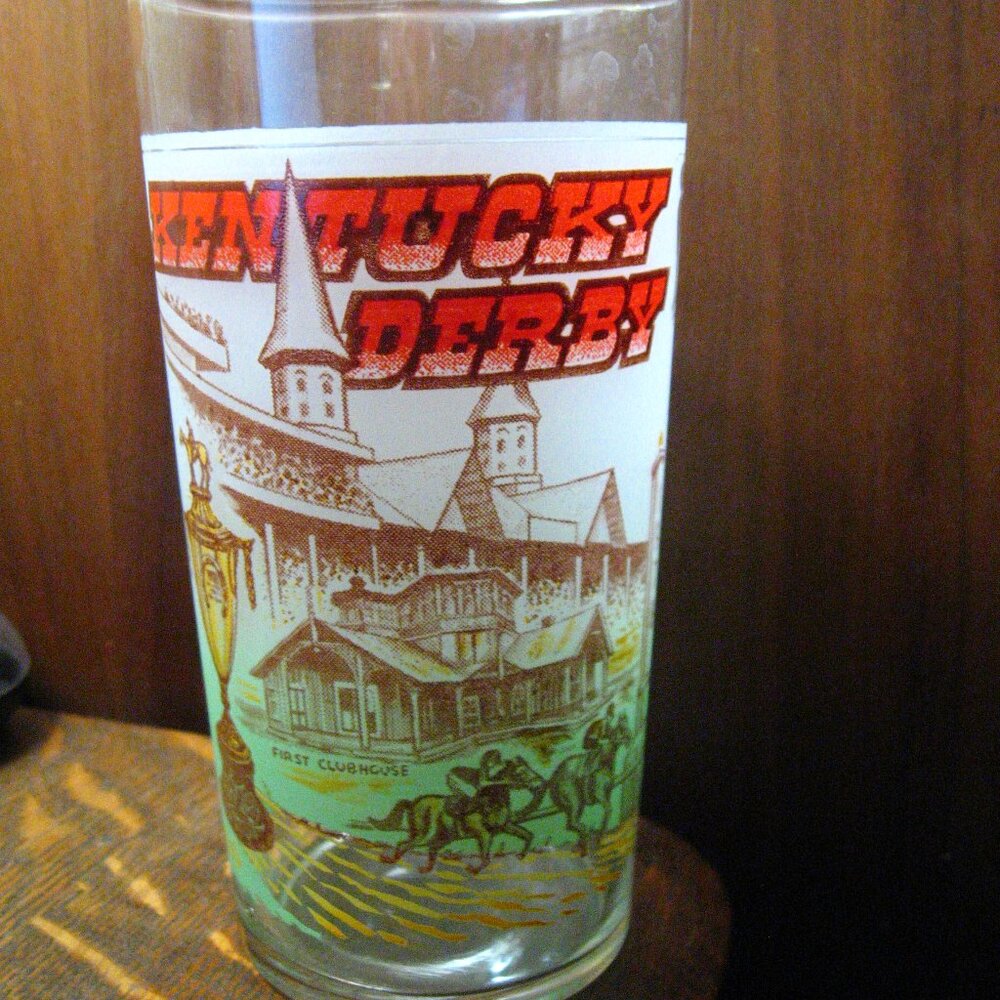 Kentucky Derby 1978 Vintage Souvenir Tumbler Glass